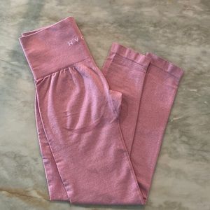 NVGTN pastel pink contour seamless leggings